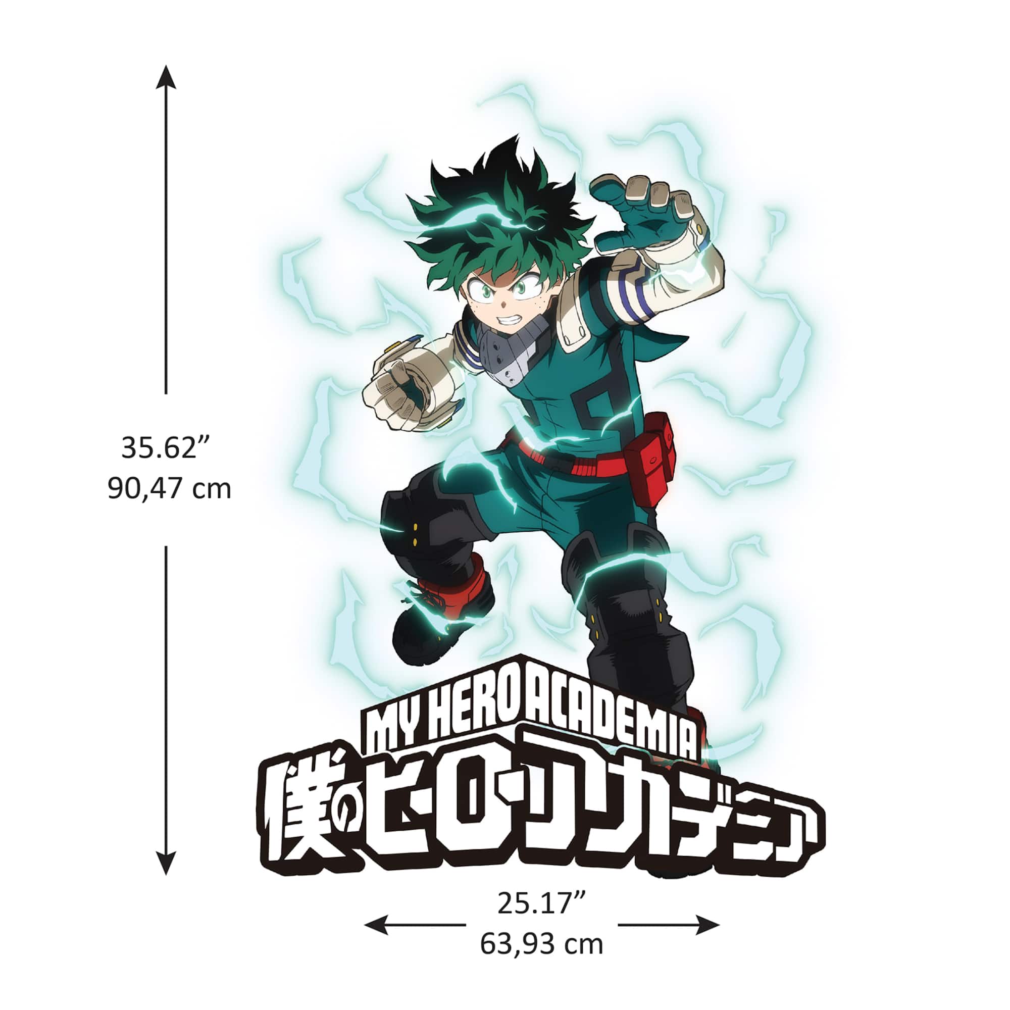 RoomMates My Hero Academia Deku Wall Decals